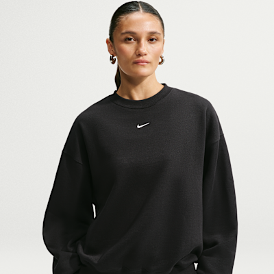 Nike Studio Fleece Medium Weight Women's Oversized Crew. Nike.com